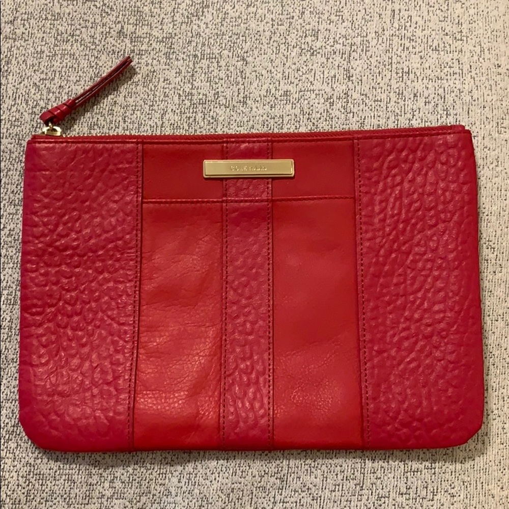 Cole Haan Leather Zipper Bag